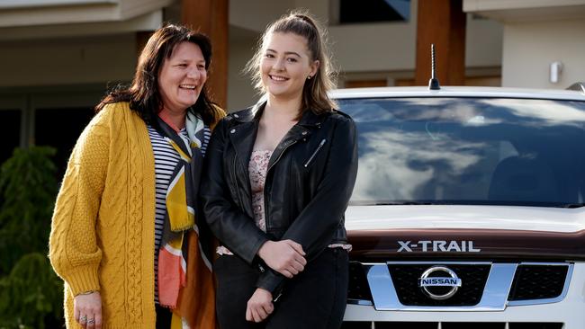 Karen Blackstock wanted her daughter Matilda, 18, to learn in manual as she considers it a life skill. Picture: Jonathan Ng