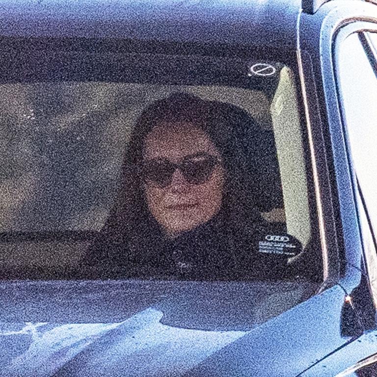 The Princess of Wales was spotted in the passenger seat of a car in Windsor. Picture: BACKGRID