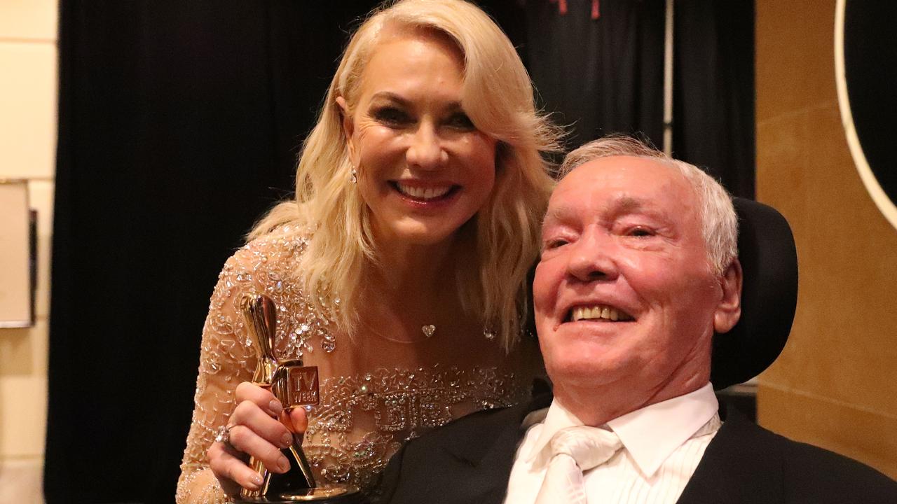 Kerri-Anne Kennerley and her husband John at the 59th annual Logie Awards.