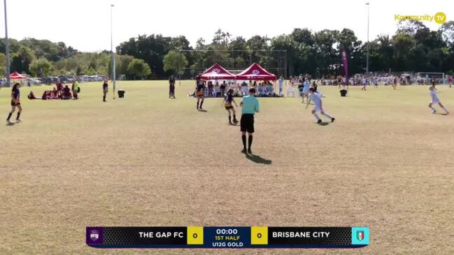 Replay: The Gap v Brisbane City (U12 girls gold cup) - Football Queensland Junior Cup Day 2