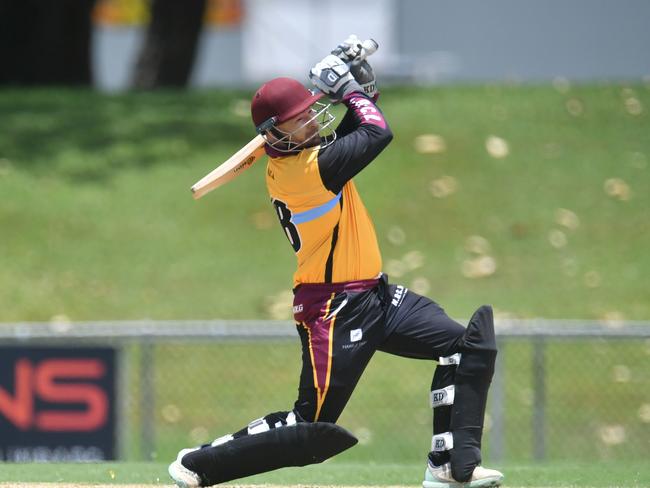 Queensland Country Cricket. North Queensland against South Queensland cricket at Riverway. NQ's Sam Vassallo.  Picture: Evan Morgan