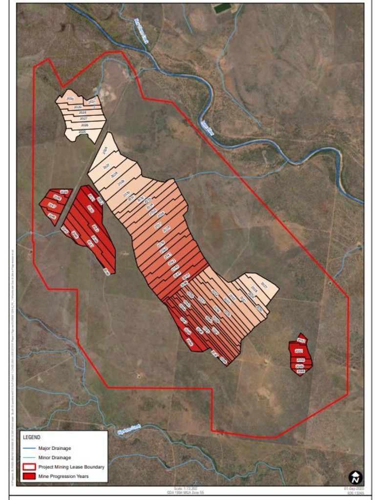 Whitehaven Coal's Winchester South coal mine draft environmental impact statement has been released.