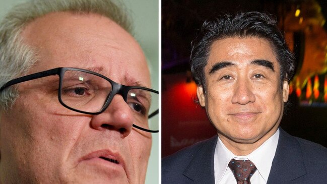 The Japanese billionaire who hosted the international conference attended by Scott Morrison last week was awarded an Order of Australia by the Morrison Government in one of its last acts.