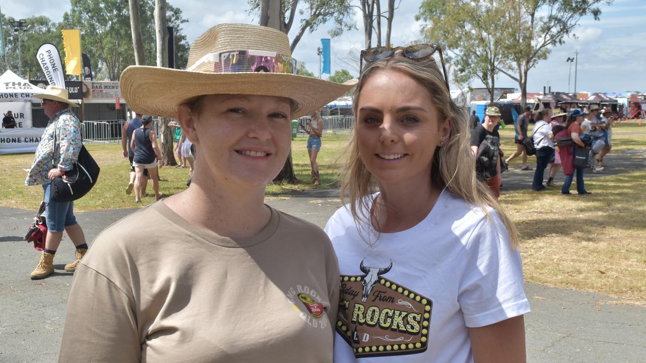 Hayley Harris and Jess at CMC Rocks 2024. Picture: Aaron Goodwin