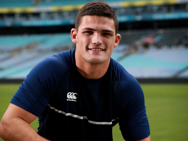 Penrith Panthers star Nathan Cleary at a NSW Emerging Blues camp. Picture: Toby Zerna