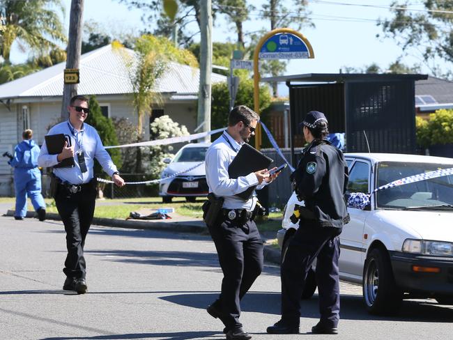 Crime scene investigation after shooting in Goman St Sunnybank Hills.Saturday 22nd June 2019. (AAP Image/Richard Waugh)