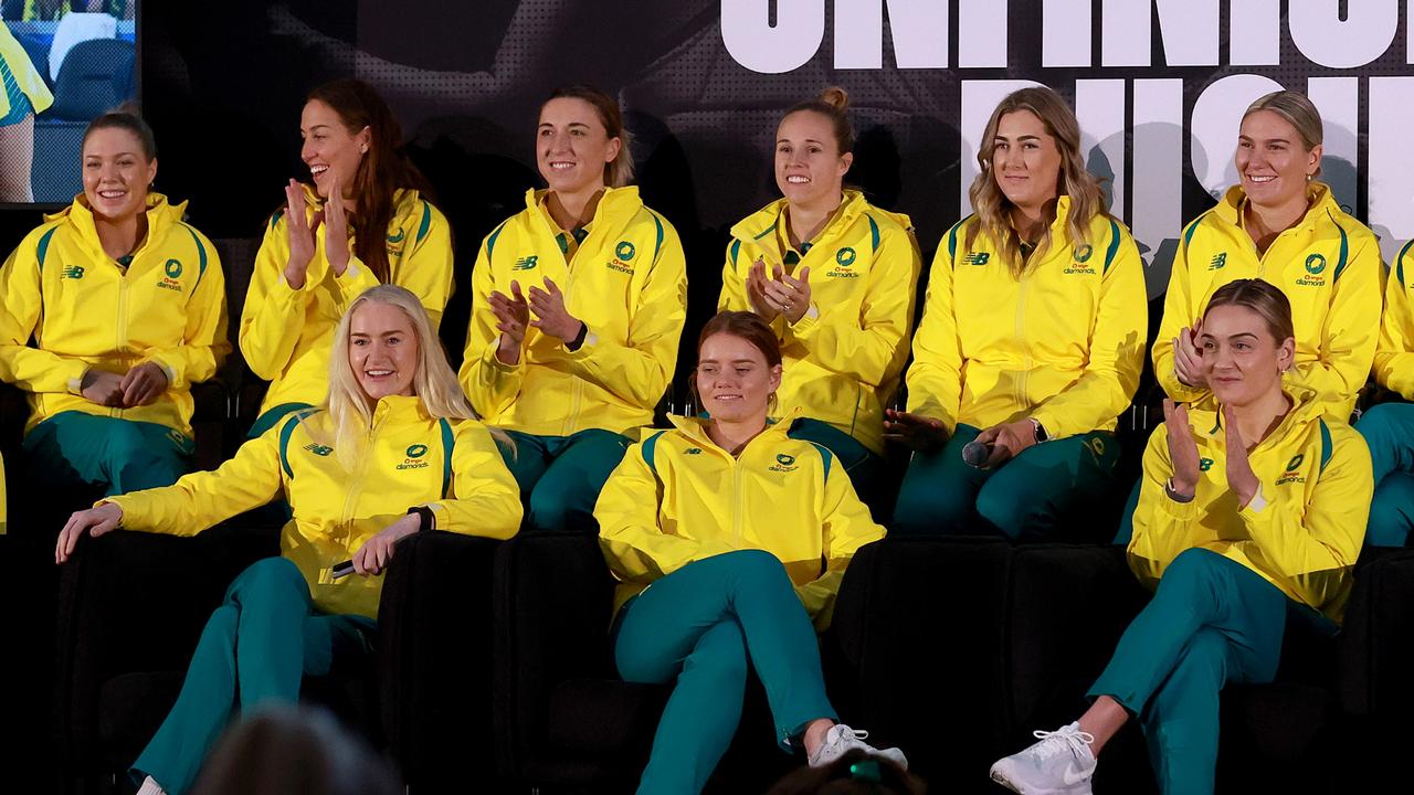 Australia’s netballers have secured a new pay deal. (Photo by Kelly Defina/Getty Images)