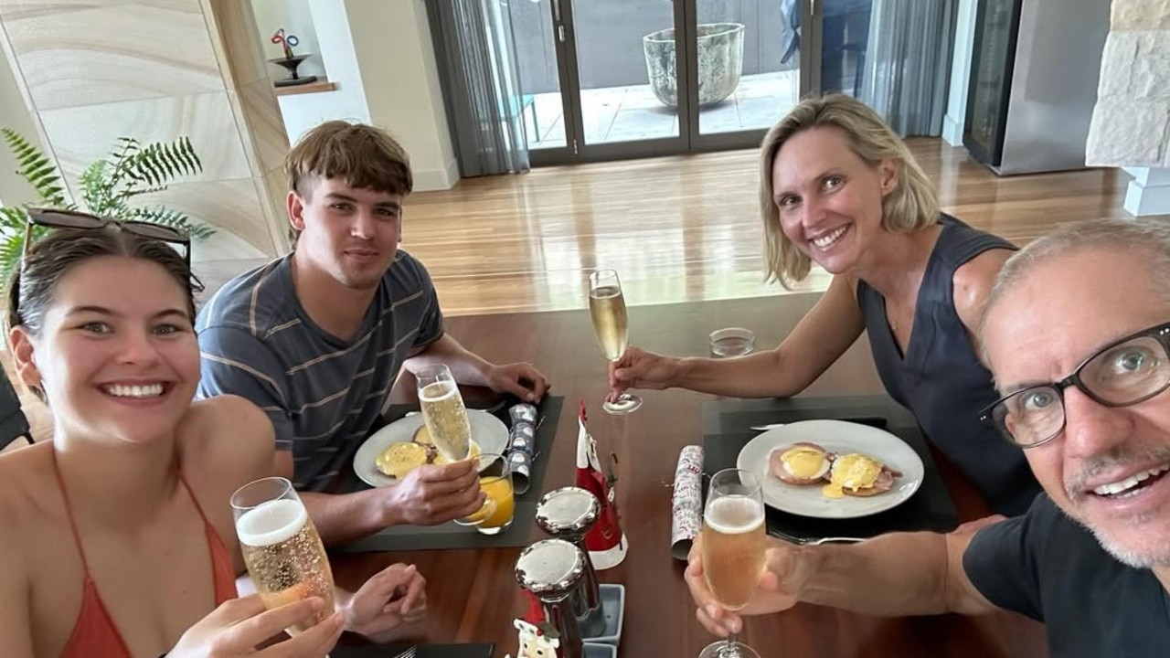 Susie O'Neill, her children Alix and Bill, and her husband Cliff Fairley. Picture: Instagram