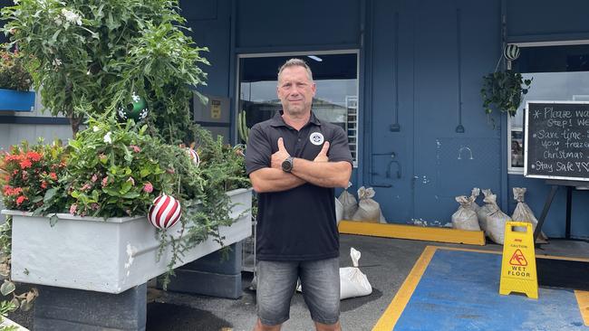 Preston Fresh Seafood owner Max Pantacchini said more warnings from the Bureau of Meteorology and Ergon Energy would have helped businesses become better prepared for the aftermath of Cyclone Jasper.