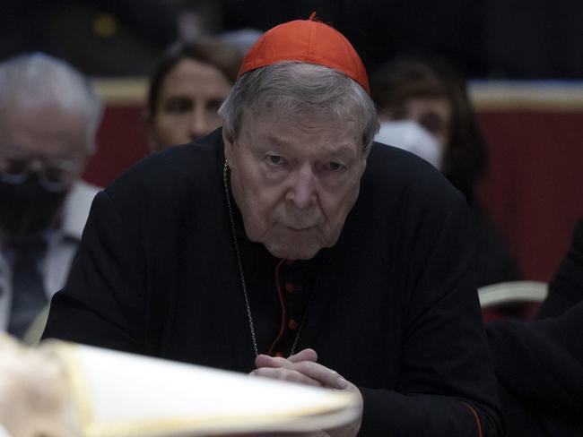 George Pell on January 3- the last photo ever taken of the Australian Cardinal. Picture: Massimo Percossi