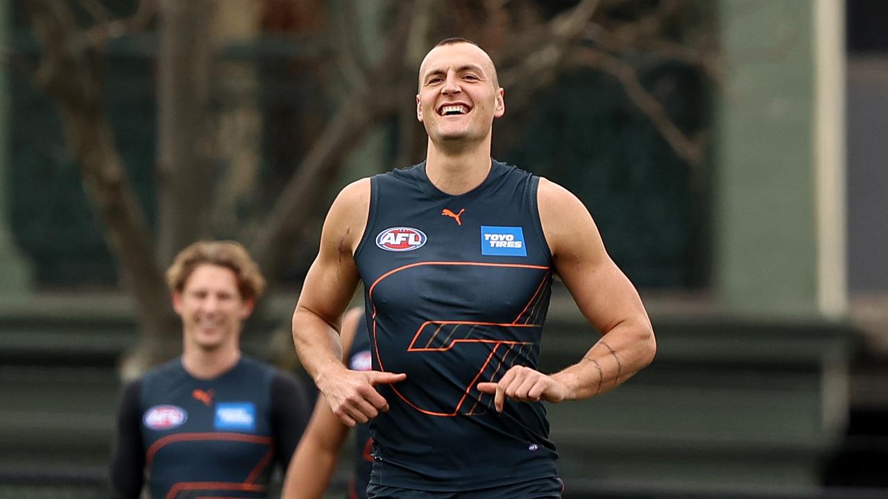 Braydon Preuss could be used as a key forward by the Giants. Picture: Robert Cianflone/Getty Images