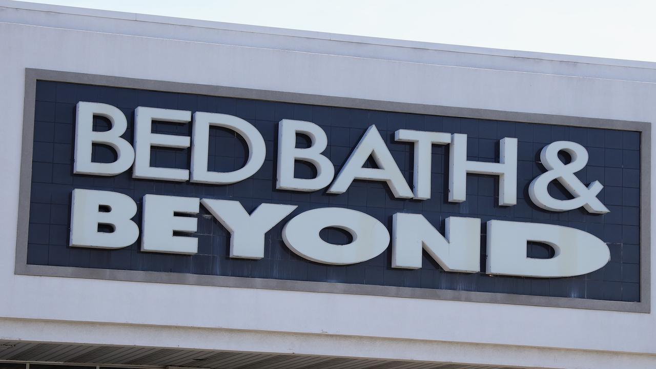 An image of the sign for a Bed Bath &amp; Beyond store. Picture: Bruce Bennett/Getty Images