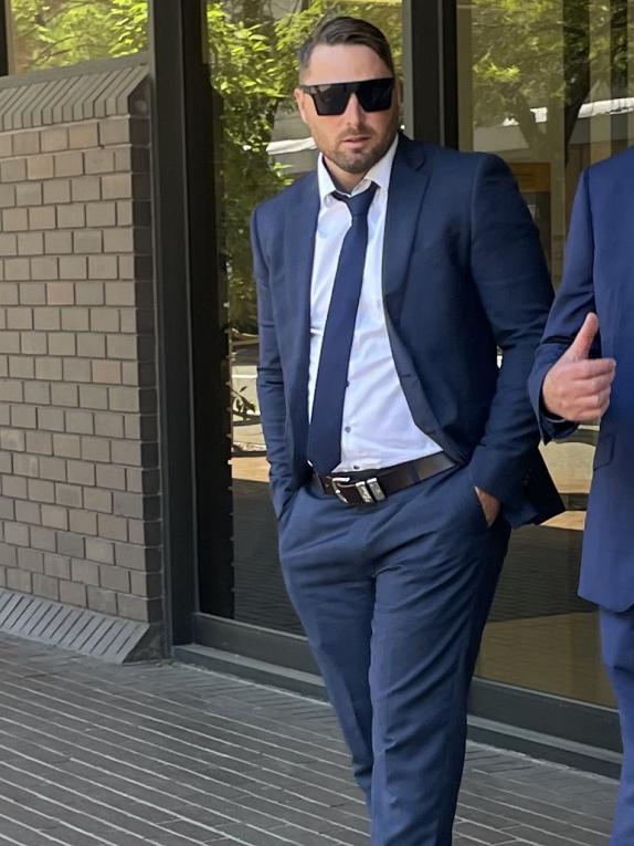 The road rager in 2023 at a local court hearing.