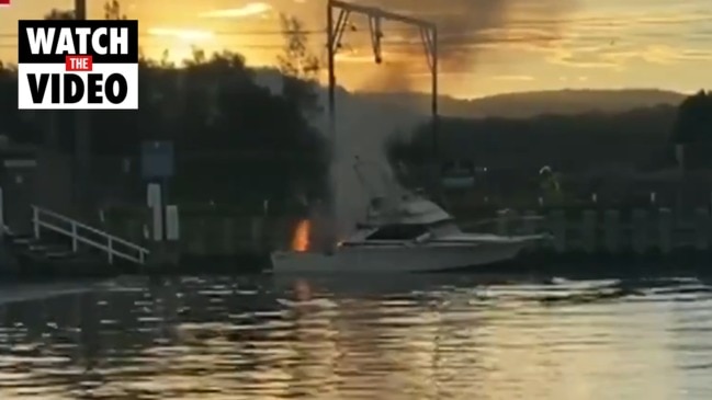 Eight burned in ‘significant’ boat explosion at Dangar Island