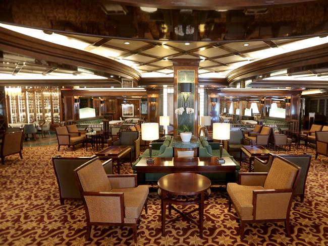 A sneak peak inside the cruise ship Majestic Princess, which docked in Hobart on Sunday. Picture: PATRICK GEE