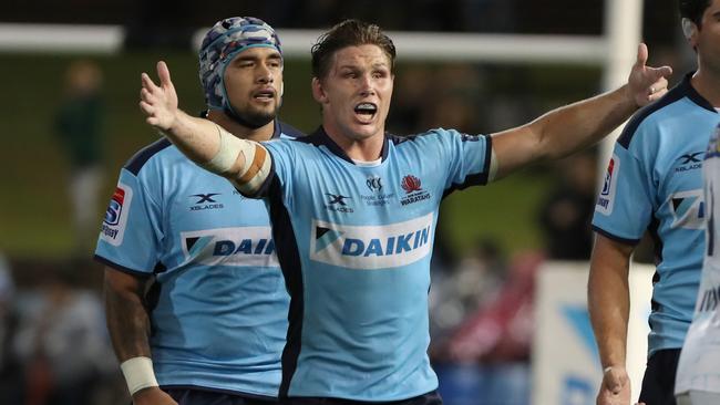 Michael Hooper says the Waratahs must adapt at the breakdown. Picture: Tony Feder/Getty Images