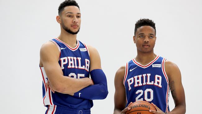 Big things are expected of Australian Ben Simmons and Markelle Fultz of the Philadelphia 76ers.
