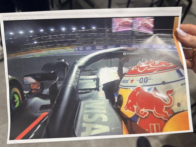 Journalist Chris Medland shared a copy of one of Christian Horner's photos. Photo: X.
