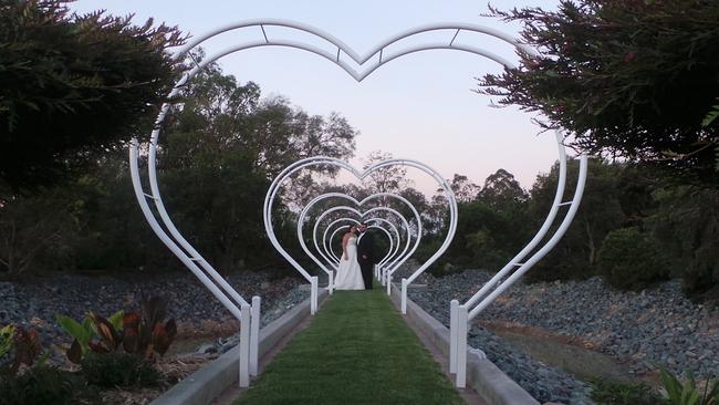 Marcia and John Rivett spent years converting their back yard into a major wedding venue and tourist attraction.