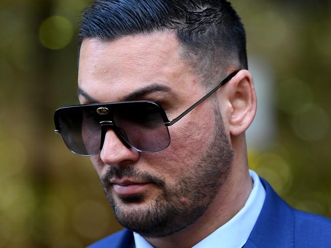 SYDNEY, AUSTRALIA - NCA NewsWire Photos AUGUST, 13, Salim Mehajer leaves the Downing Centre Court in Sydney. Picture: NCA NewsWire/Joel Carrett