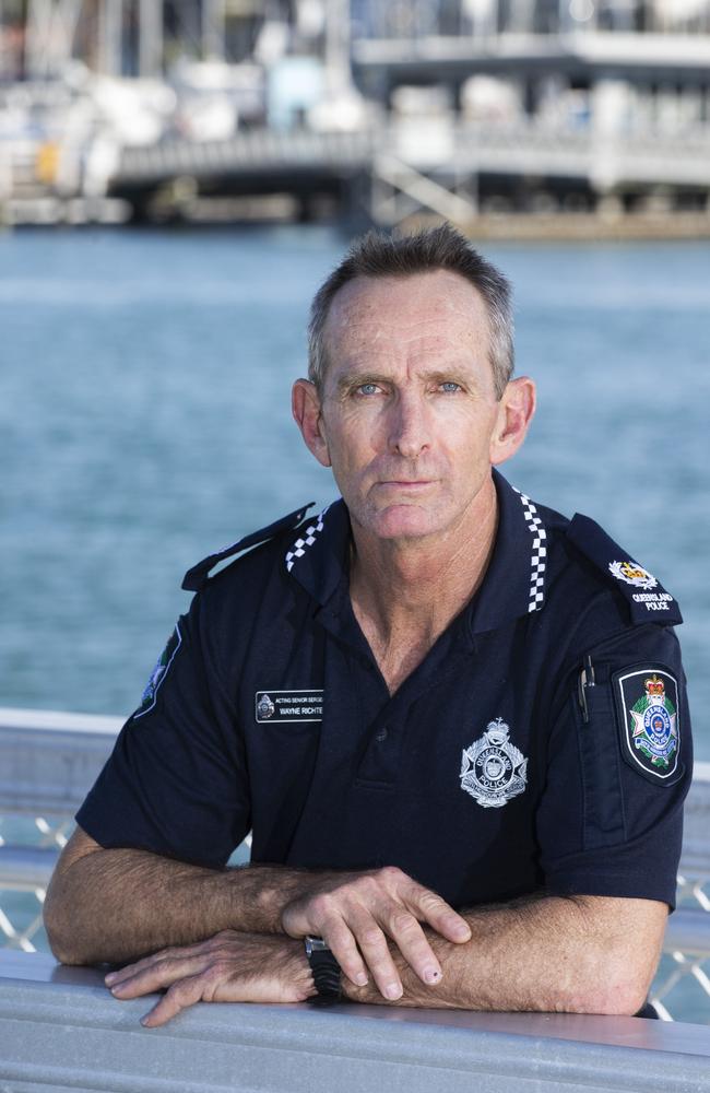 Wynnum Police senior sergeant Wayne Richter. Picture: Renae Droop