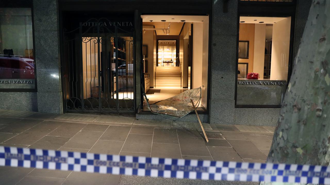 Bottega Veneta: Collins St Store Ram Raided By Thieves | Herald Sun