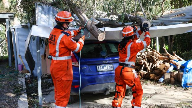 Less than 40 per cent of Aussies prepped for wild weather this winter. Picture: NCA NewsWire / Ian Currie