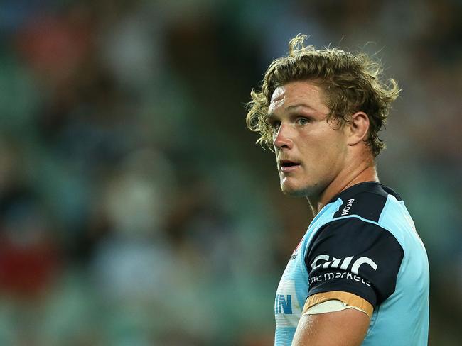 Waratahs captain Michael Hooper during the Super Rugby match between the New South Wales Waratahs and the Highlanders. The 24 year old player has just spent more than $2 million on real estate.