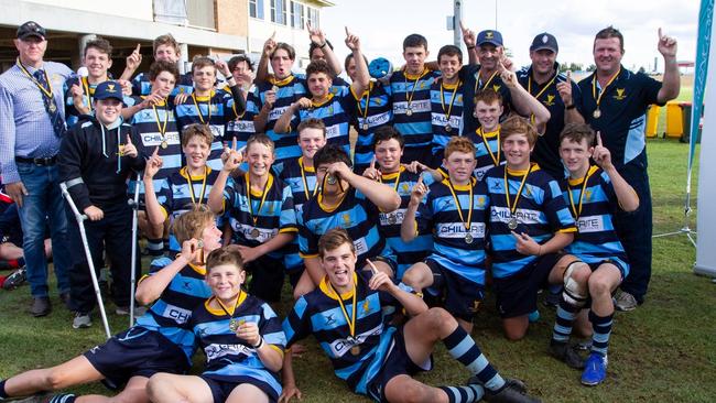 The Central West under 14s. The Positive Rugby championships were cancelled last year due to COVID-19.