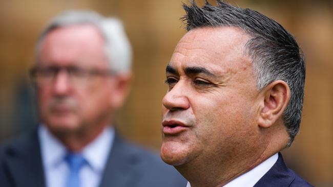 Deputy Premier John Barilaro said the government was investing in the education of kids in regional NSW. Picture: Gaye Gerard