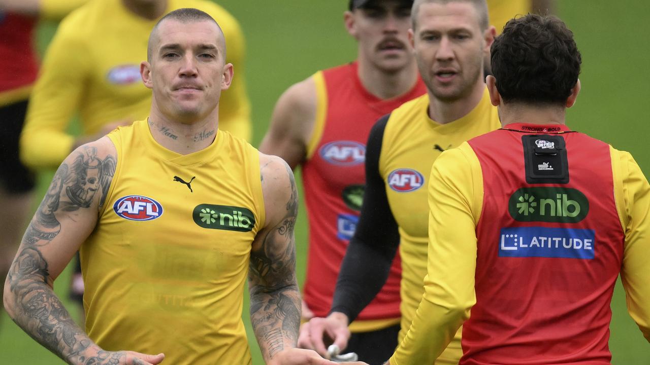 It’s a ‘massive’ game for Dustin Martin. Picture: Martin Keep/Getty Images