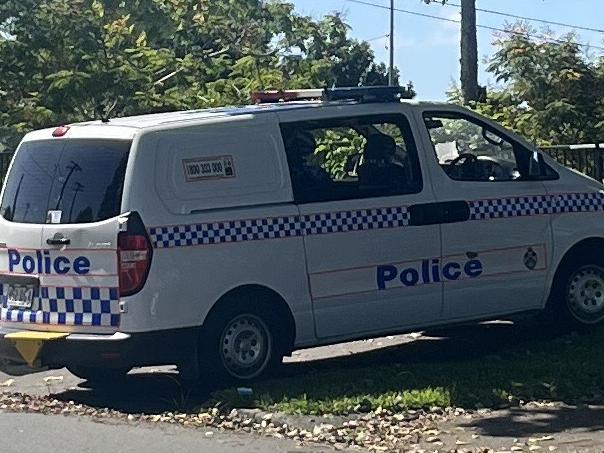 Police at the scne. Picture: Tahlia Leathart