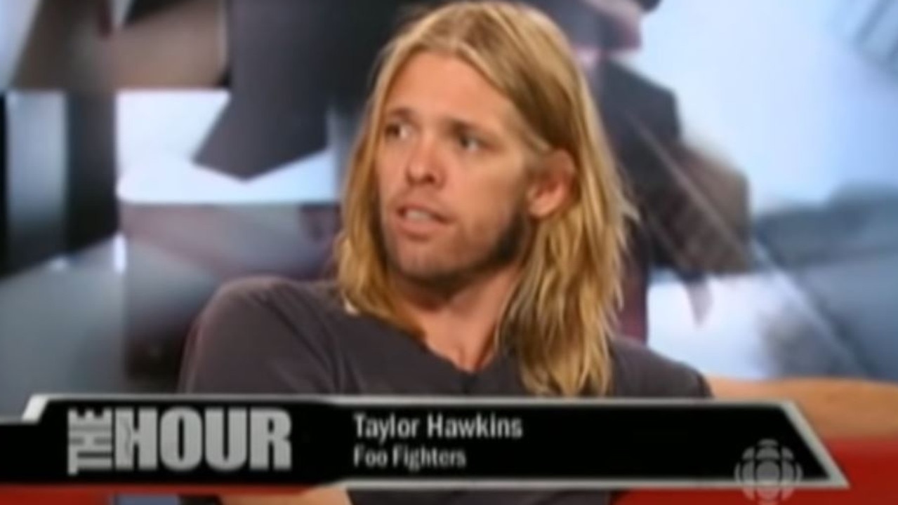 Taylor Hawkins was a ‘major fan’ of Kurt Cobain. Picture: CBC