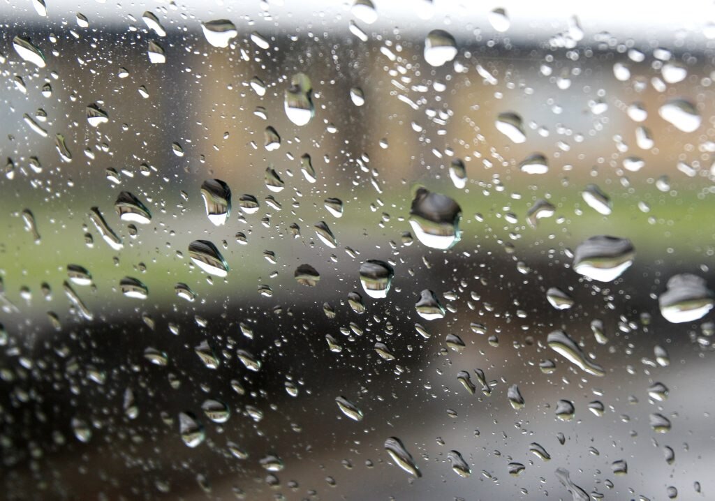 Rain Drops. Photo: John Gass / Daily News. Picture: John Gass /TWE270112raindrop