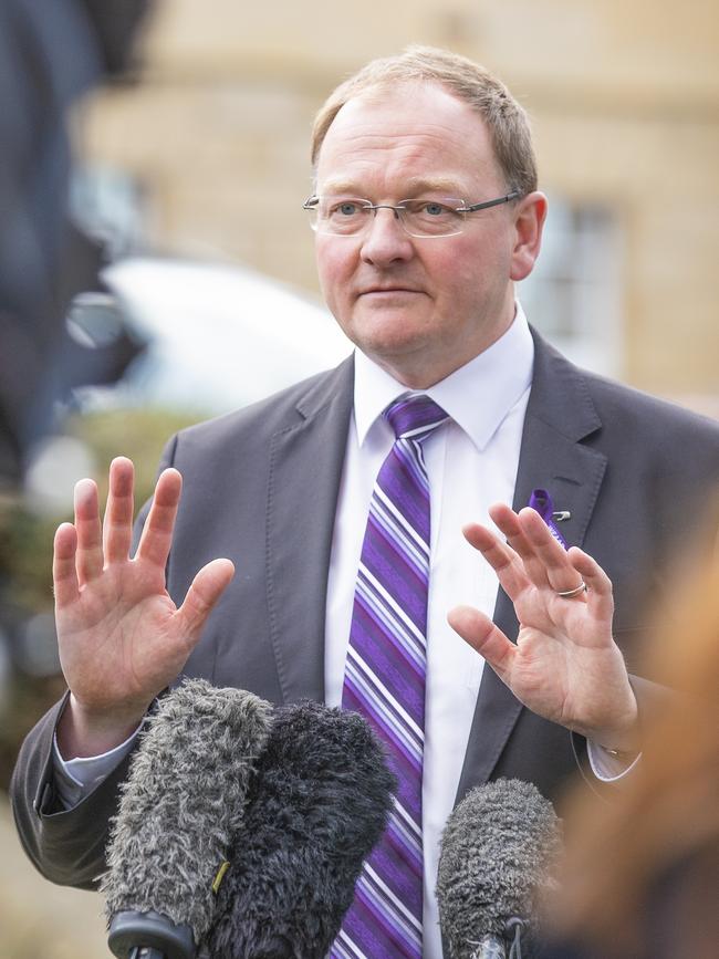 Tasmanian Housing Minister Roger Jaensch. Picture: RICHARD JUPE