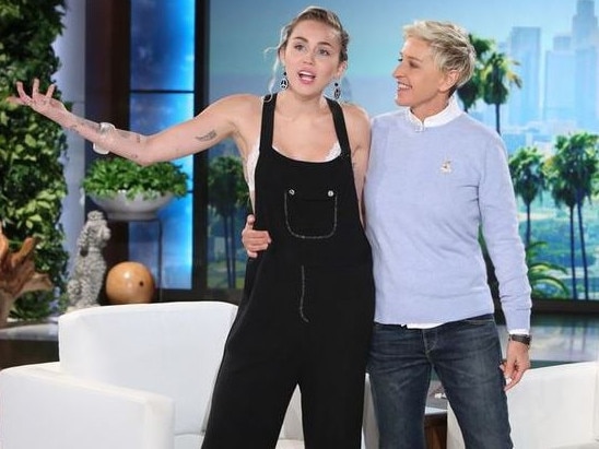 Cyrus talked about her engagement ring with Ellen DeGeneres. Picture; Supplied