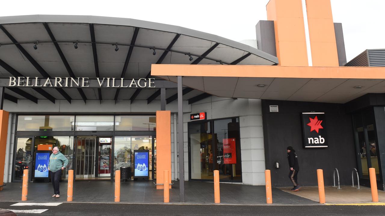 The alleged theft took place near the NAB Bank at the Bellarine Village Shopping Centre. Photo: David Smith.