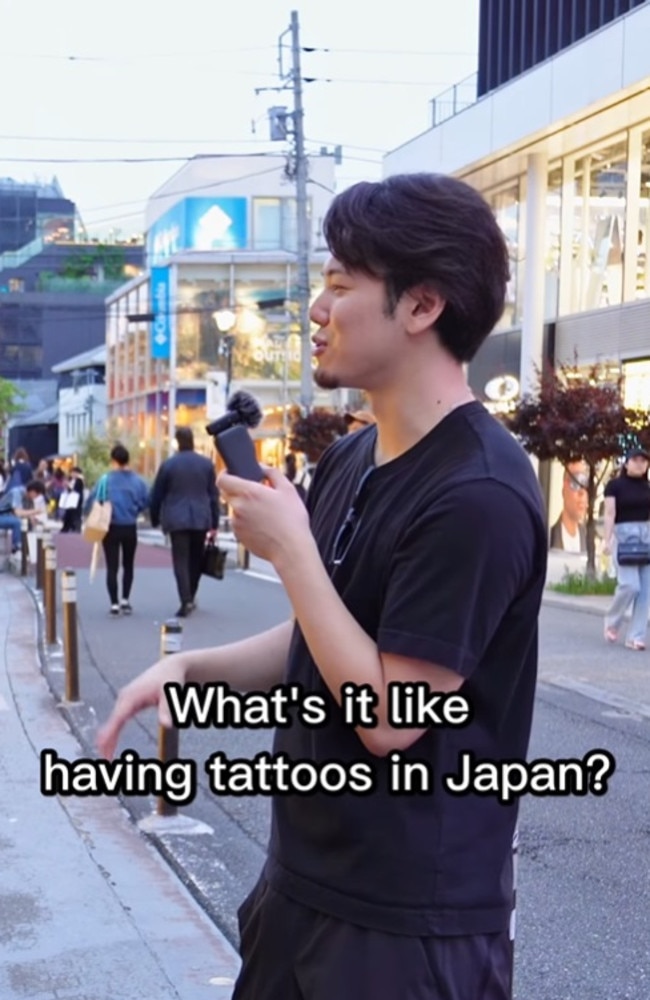 Japanese Youtuber ‘Taskashii’interviwed locals and tourists about what it’s like having tattoos in Japan.