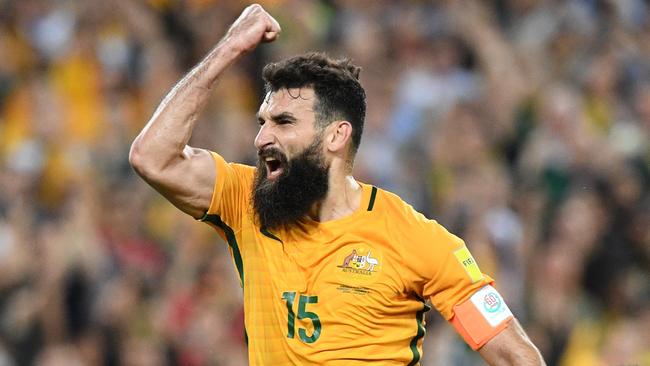 Socceroos captain Mile Jedinak.