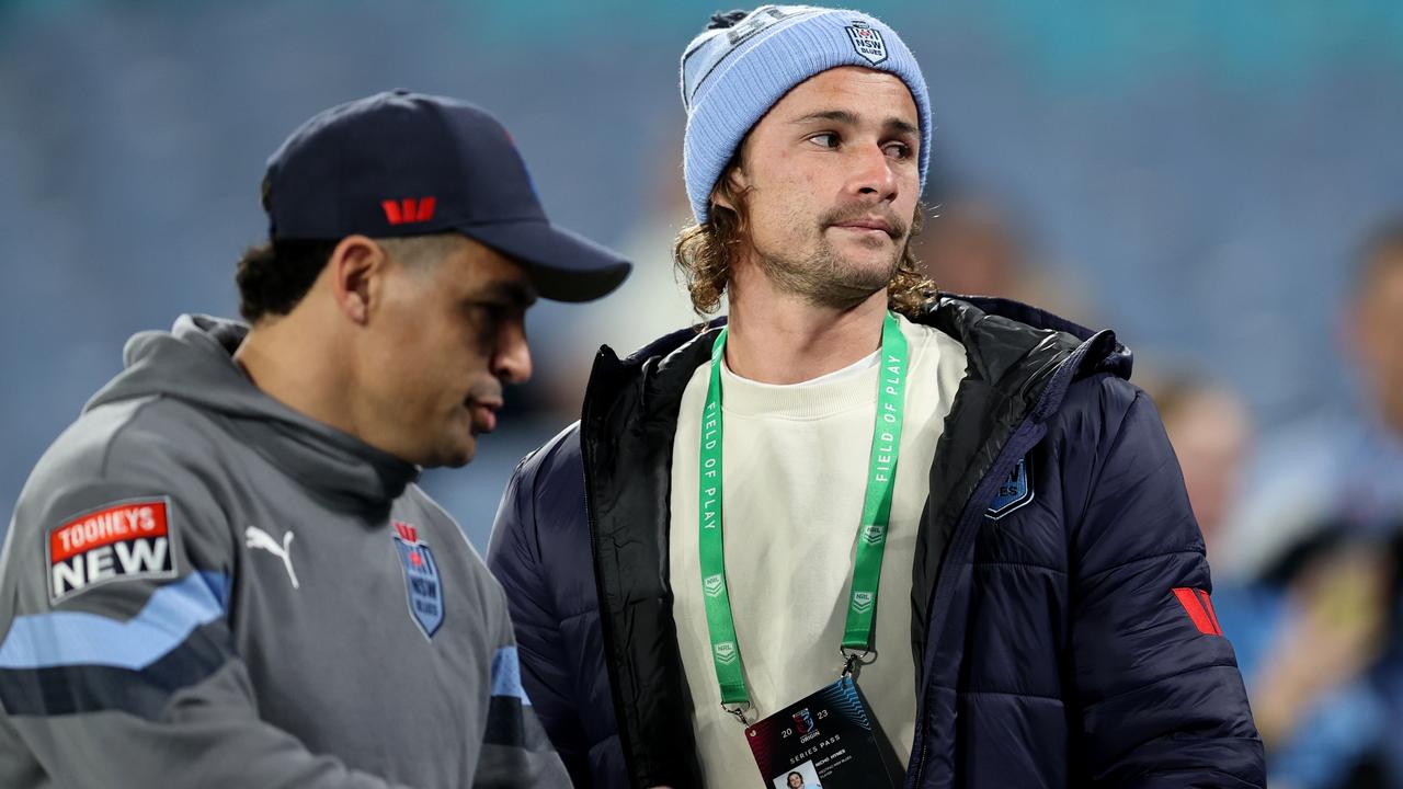 Hynes says he could have handled the demotion better, but he showed his class by turning up to game three to support the Blues. Picture: Brendon Thorne/Getty Images