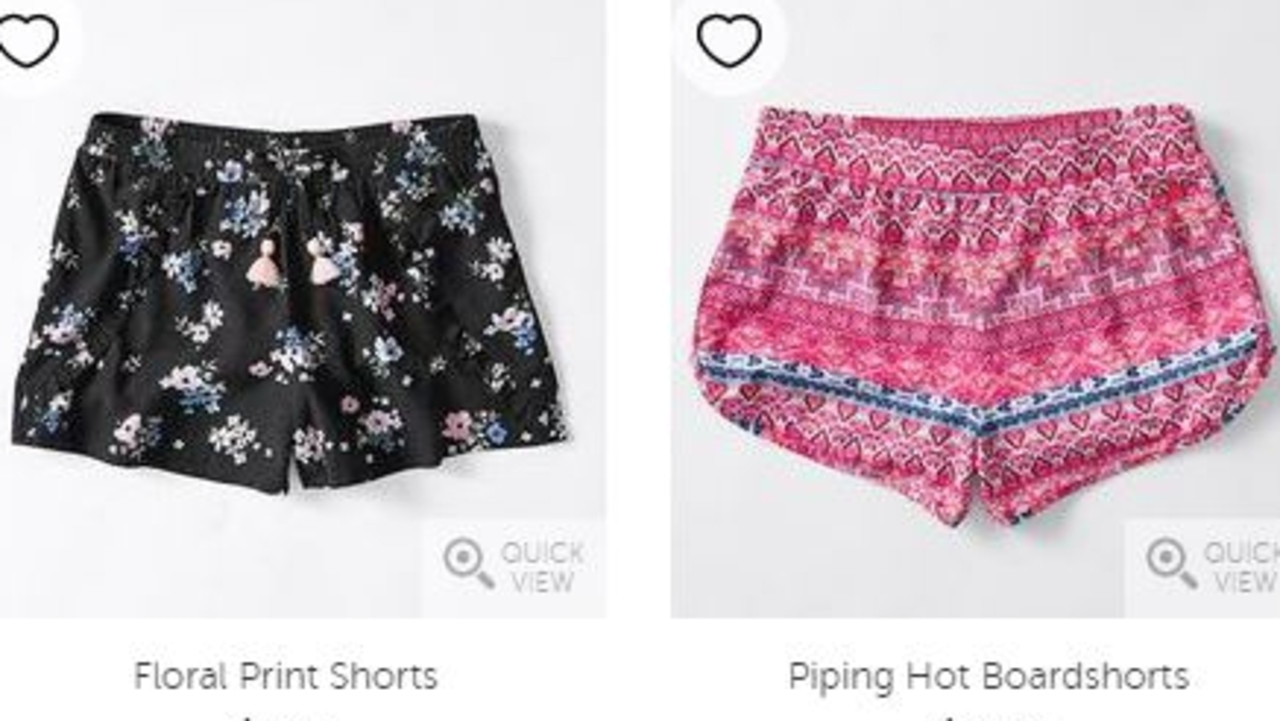 Target’s girls’ shorts labelled inappropriate | Herald Sun
