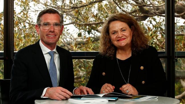 Wendy Tuckerman with NSW Premier Dominic Perrottet.