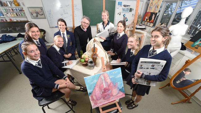 Lauriston Girls’ School was named in the top 10 NAPLAN high schools 2019. Picture: Tony Gough