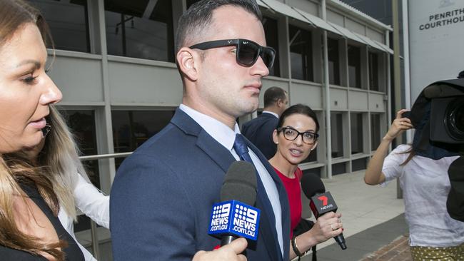 Mitchell Willey is likely to be kicked out of the police force. Picture: Dylan Robinson