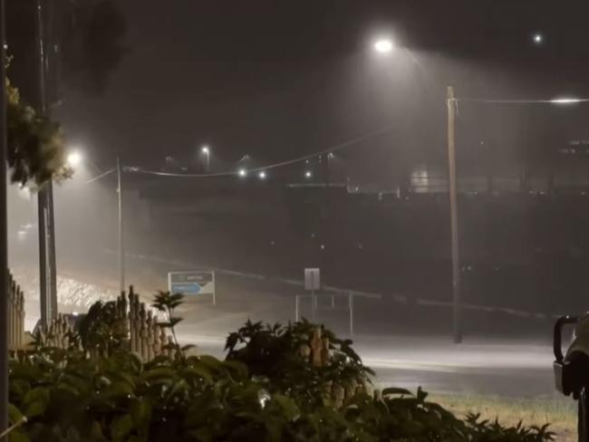 More than 12,000 homes and businesses were left without power following the storms. Picture: 9News