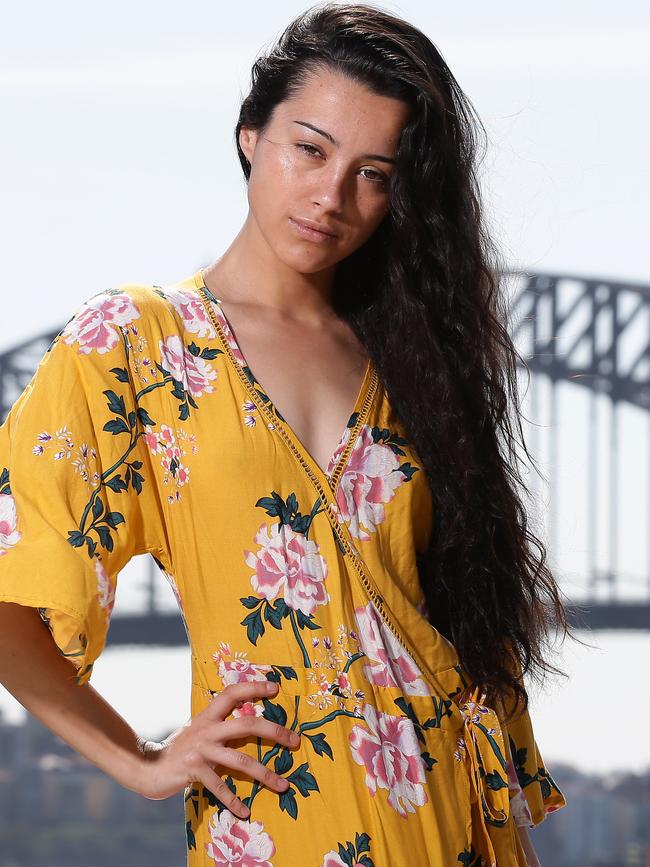 Jordyn Gaunt, 18, was lured into a modelling shoot by a fake casting agent posing for lingerie brand Honey Birdette. Picture: David Swift