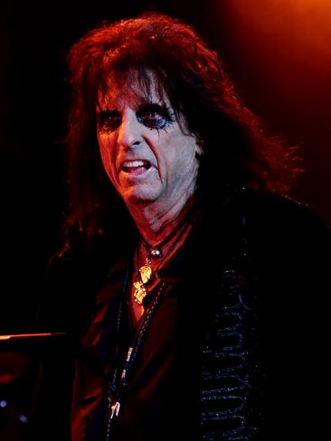 Alice Cooper performs at Brisbane Entertainment Centre. Picture: Mark Calleja/AAP