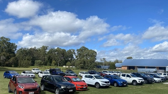 The church uses its back yard for parking. Picture: Supplied