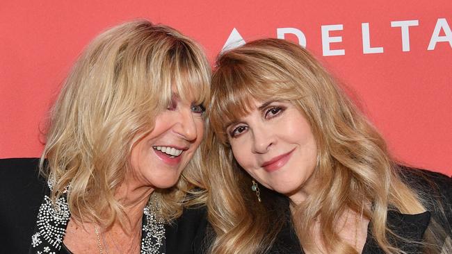 Nicks, pictured here with late Fleetwood Mac bandmate Christine McVie (left), said the band had long had a love for Maui. Picture: AFP