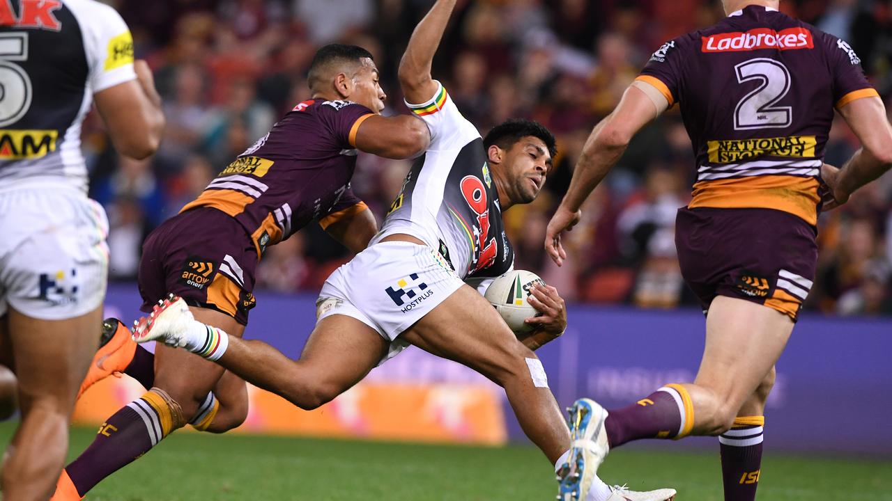 The Broncos smashed the Panthers in a decisive top-eight battle.